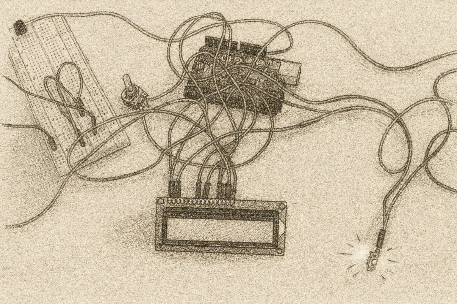 A conceptual Arduino monitoring system that collects and transmits user data from sensors like temperature and motion.