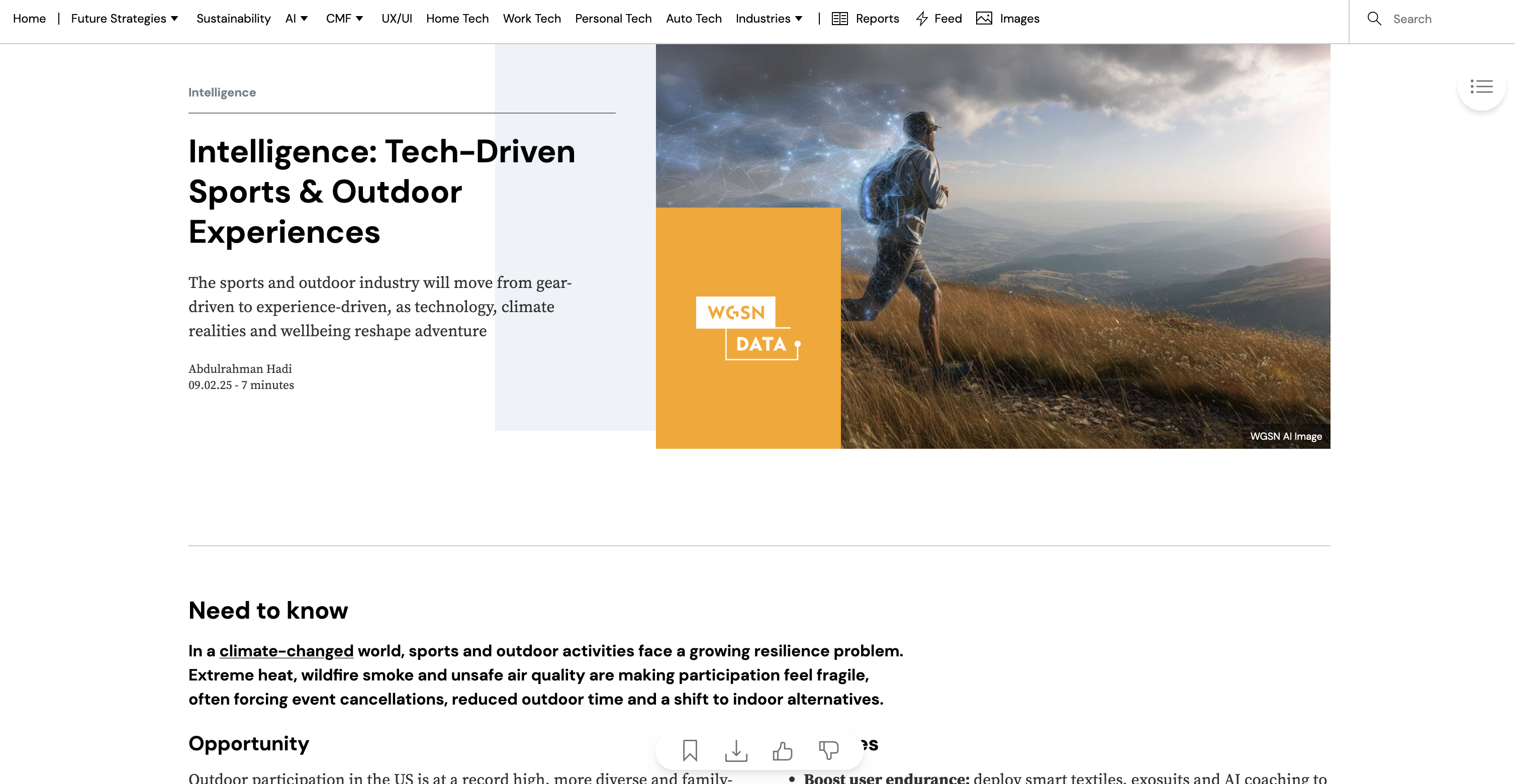 The sports and outdoor industry is shifting from gear-driven to experience-driven, as technology, climate realities, and wellbeing reshape how we adventure.